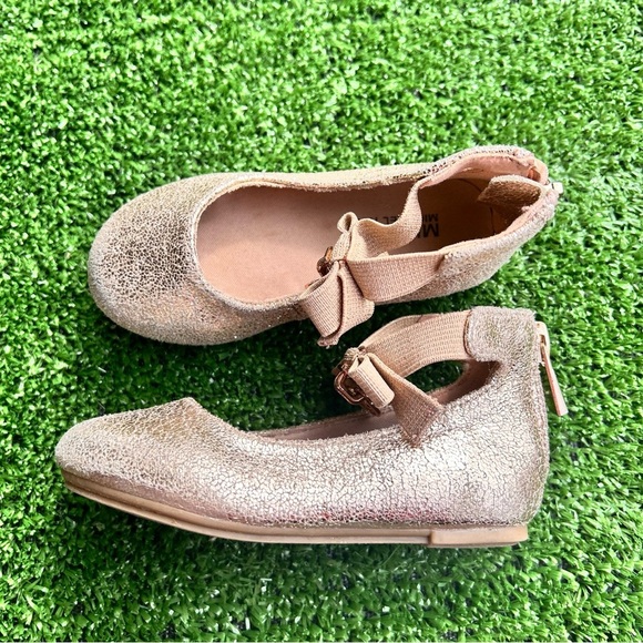Baby girls Michael Kors size 2 mini ballet flats with bow - Picture 4 of 7